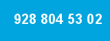 928 804 53 02 928 804 53 02
